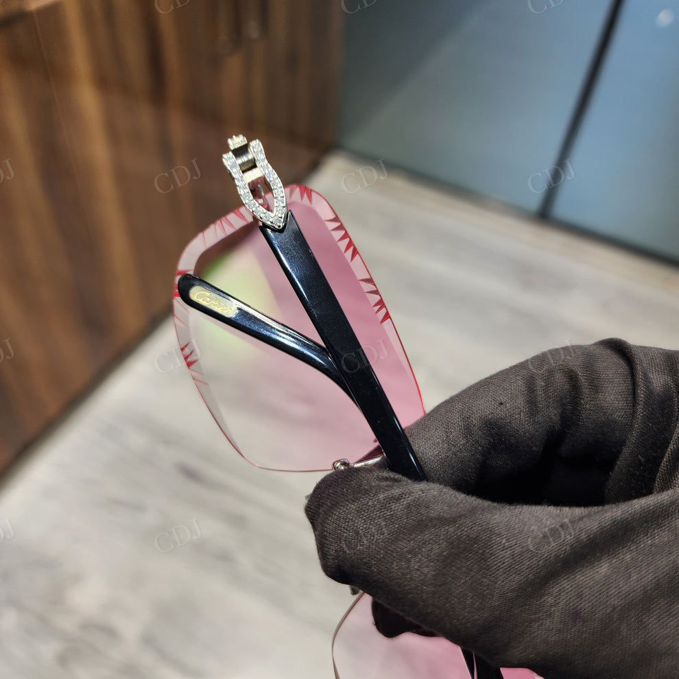 Custom Diamond Glasses