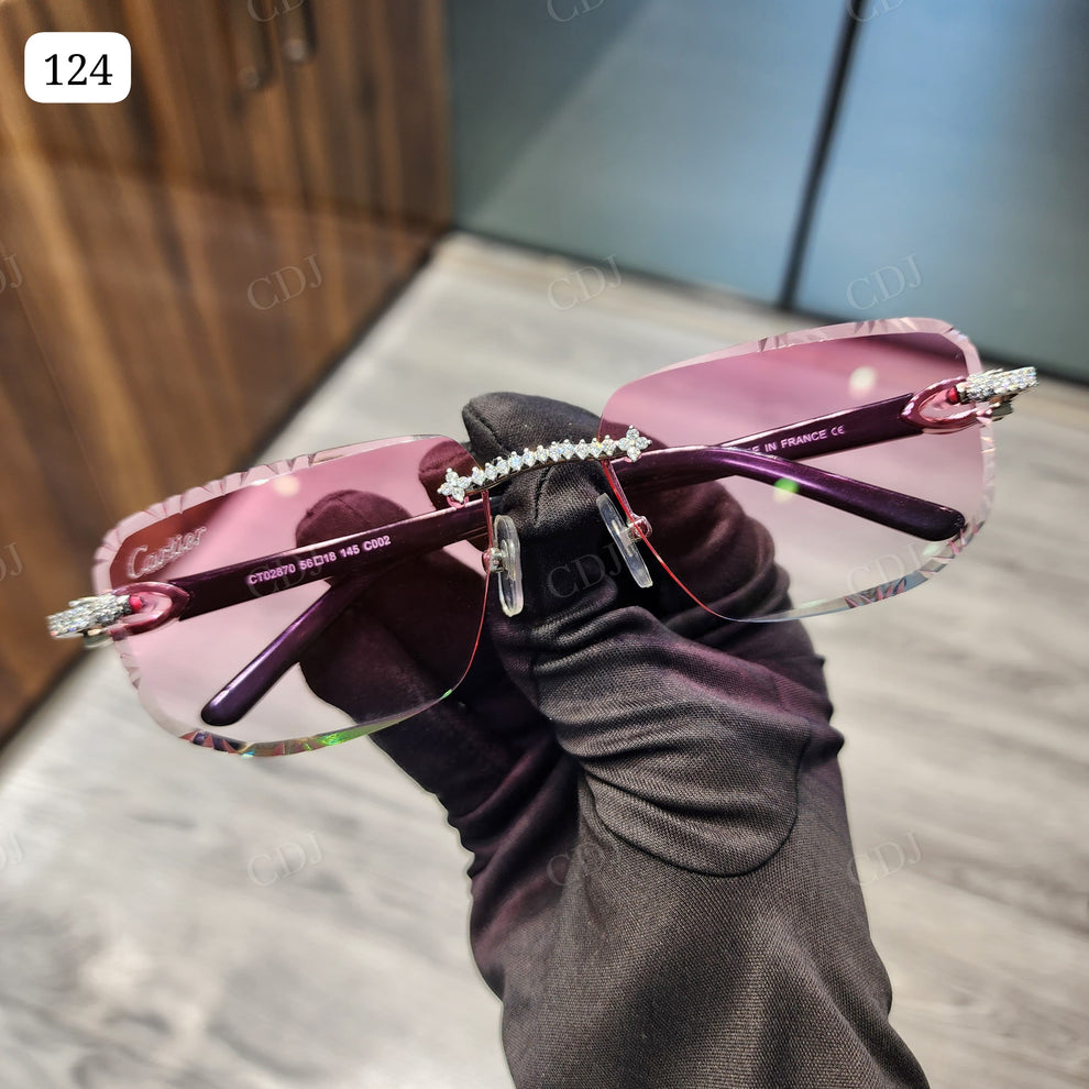 Custom Diamond Glasses