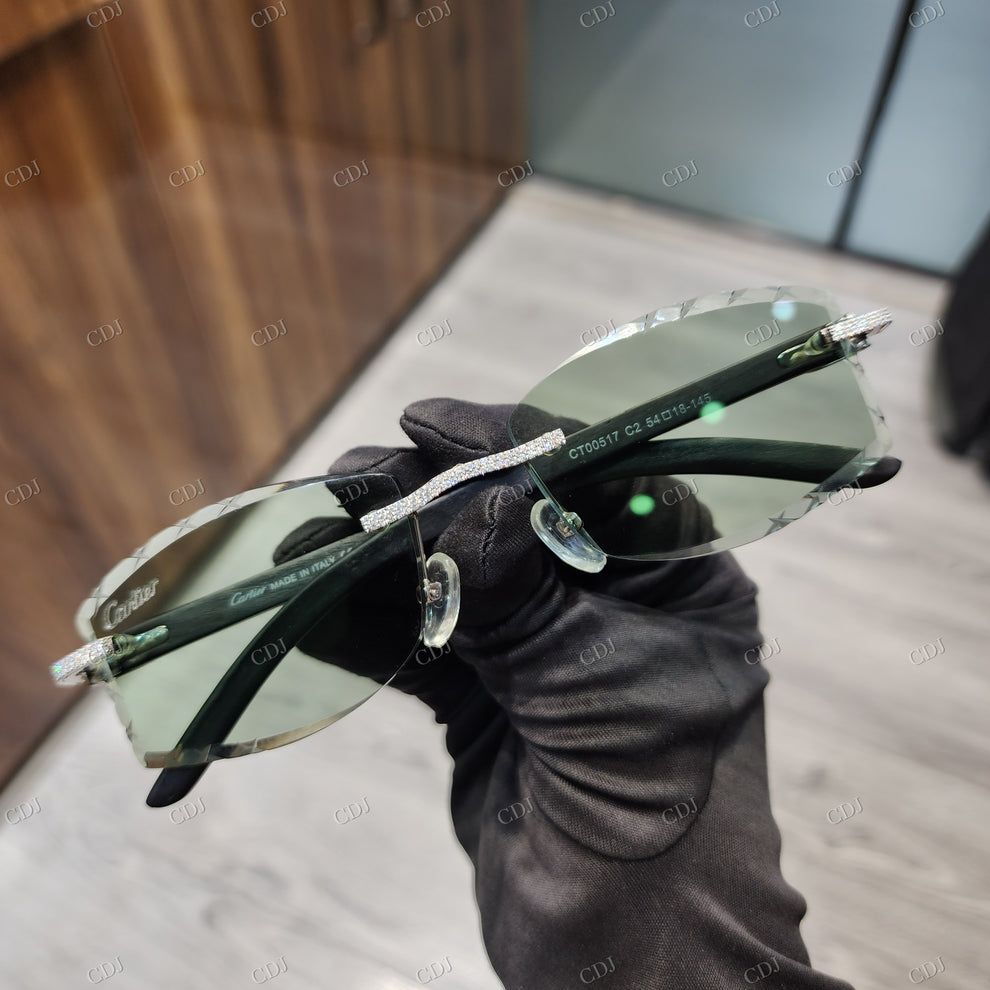 Custom Diamond Glasses