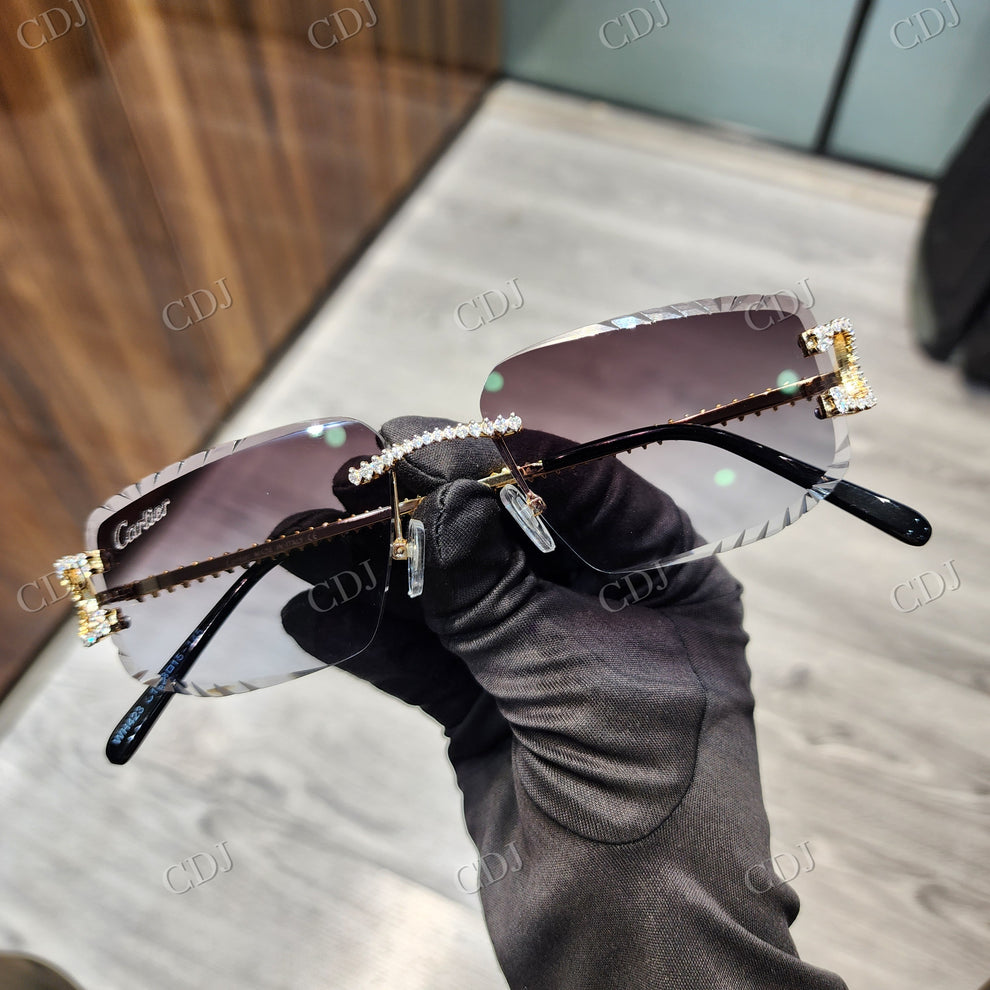Custom Diamond Glasses