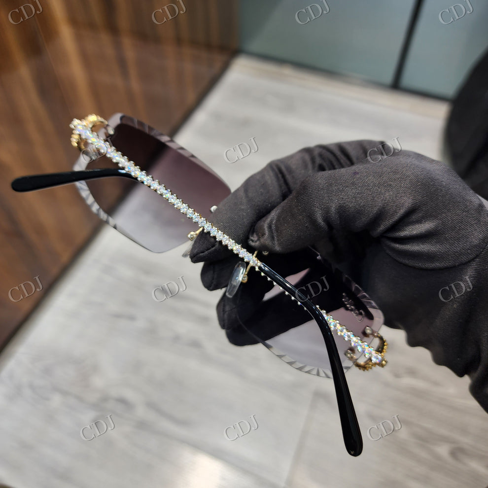 Custom Diamond Glasses