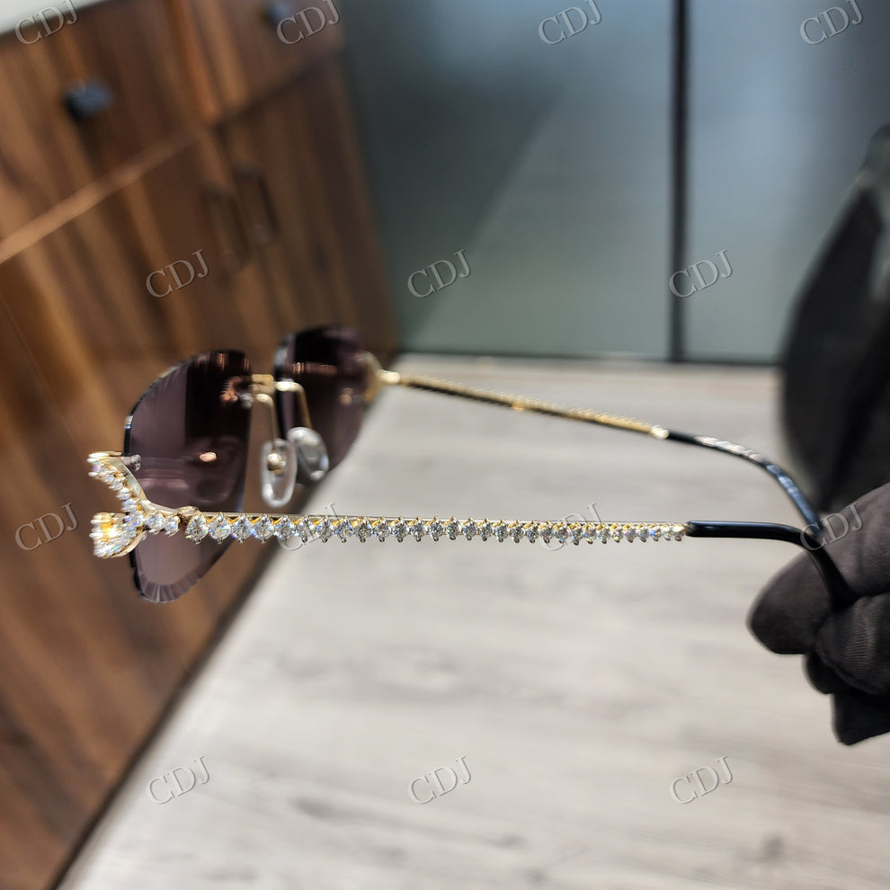 Custom Diamond Glasses