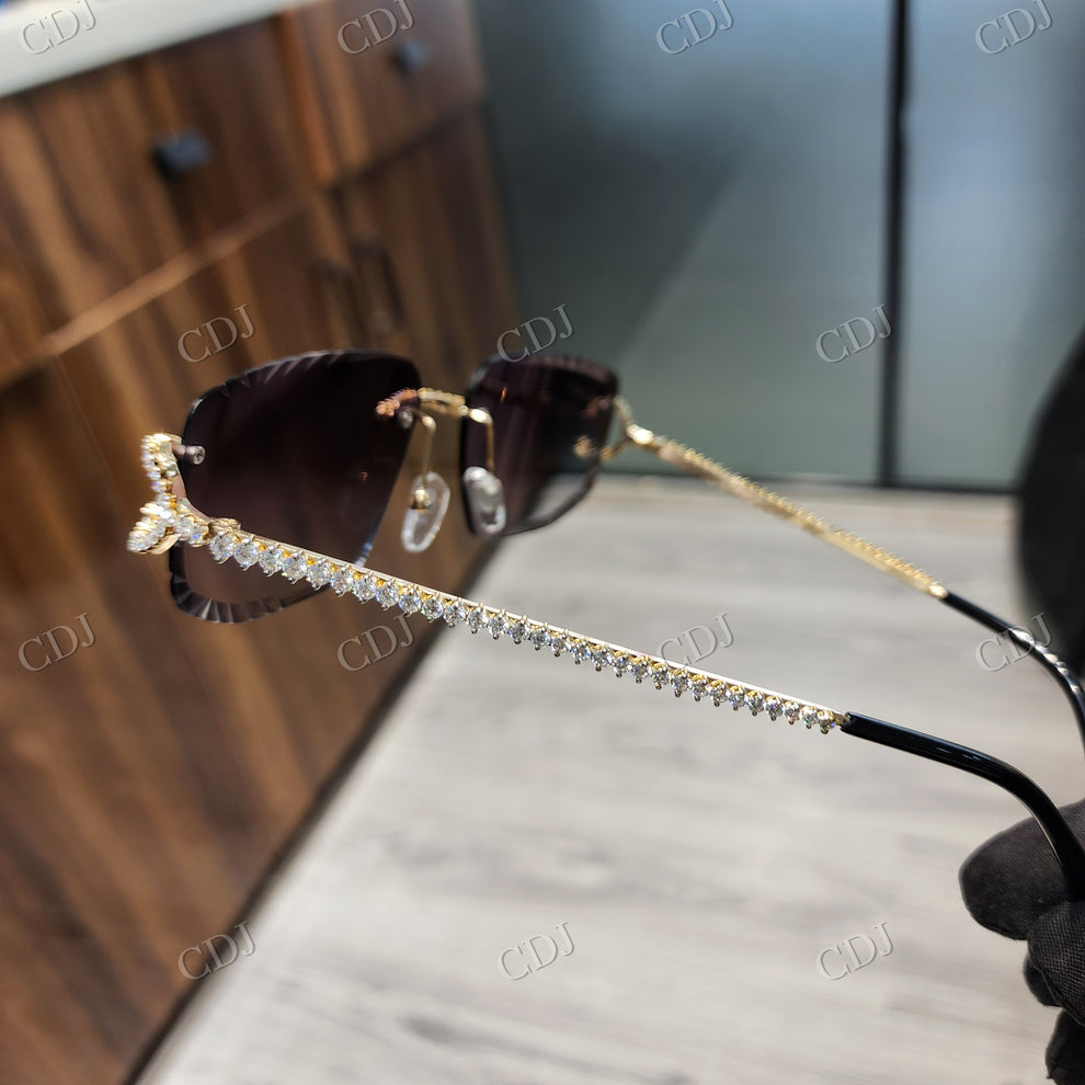 Custom Diamond Glasses