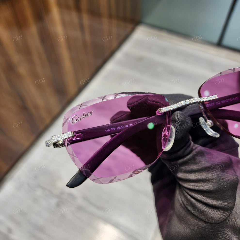 Custom Diamond Glasses