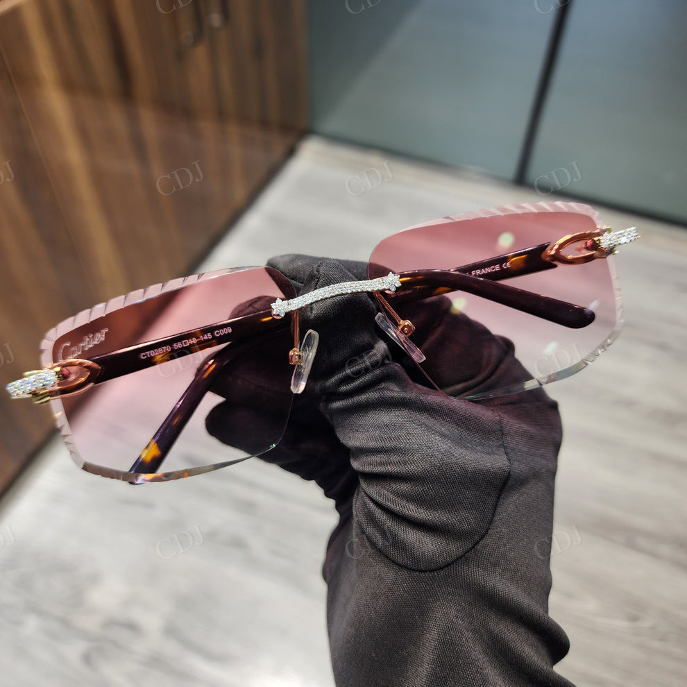 Custom Diamond Glasses