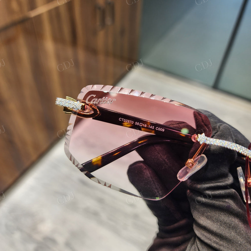 Custom Diamond Glasses