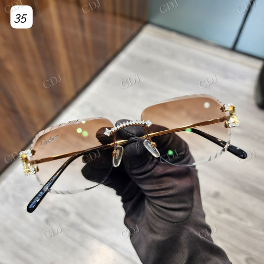 Custom Diamond Glasses