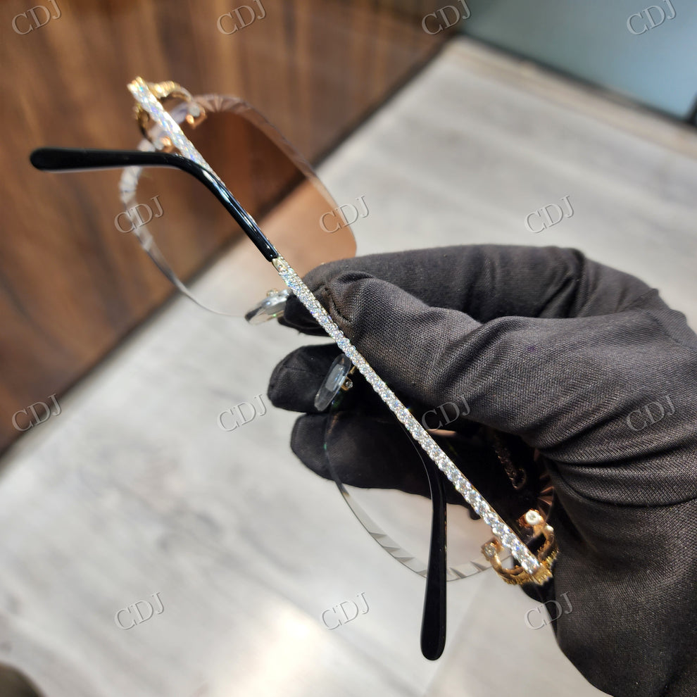 Custom Diamond Glasses