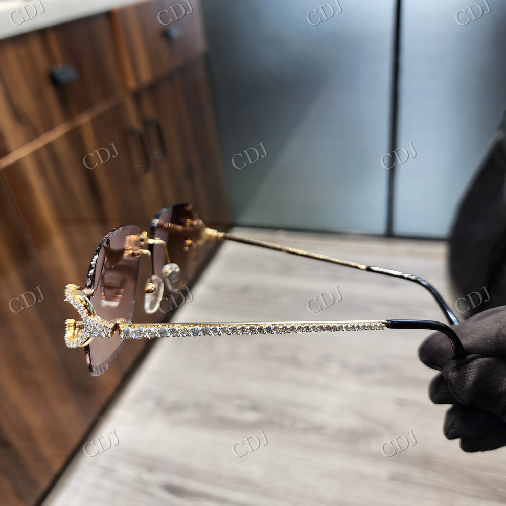 Custom Diamond Glasses