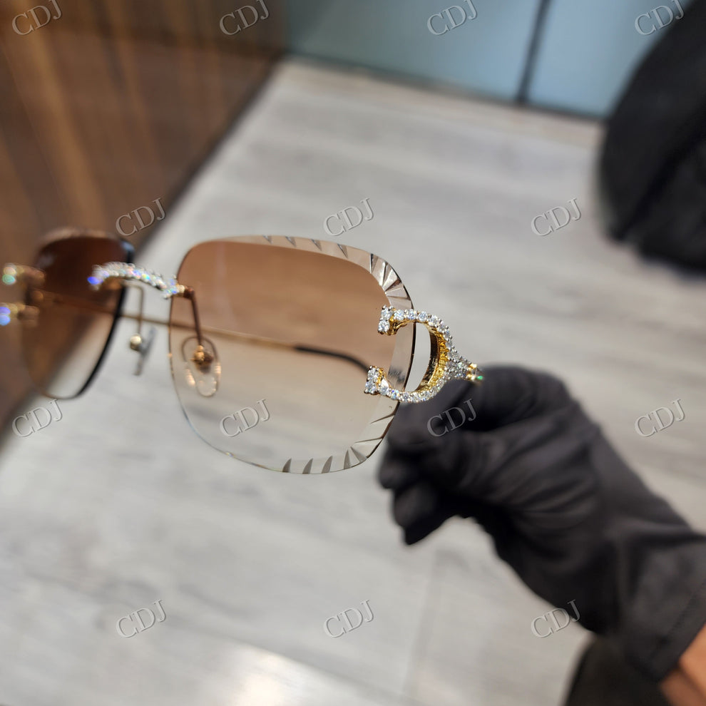 Custom Diamond Glasses