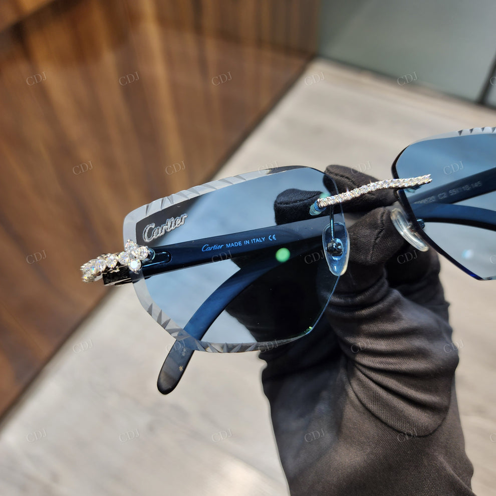 Custom Diamond Glasses