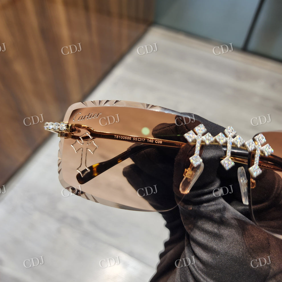 Custom Diamond Glasses