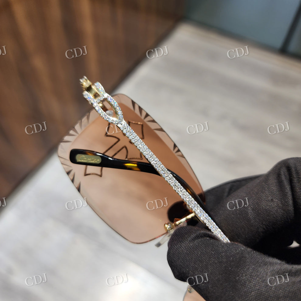 Custom Diamond Glasses