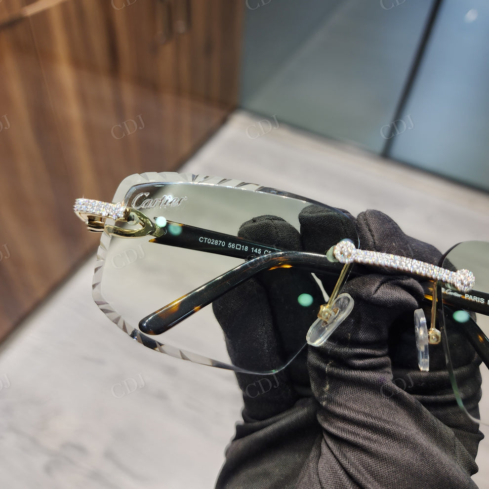 Custom Diamond Glasses