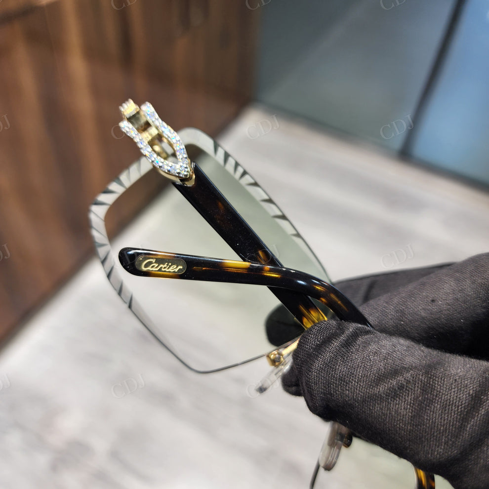 Custom Diamond Glasses