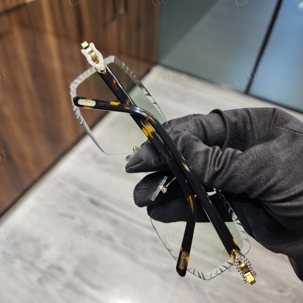 Custom Diamond Glasses