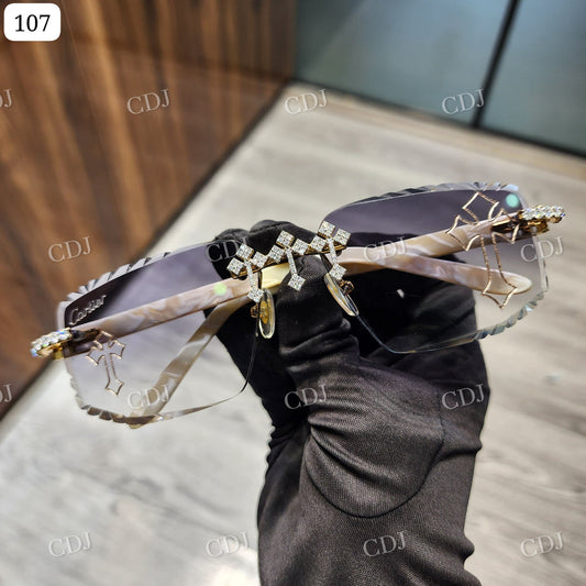 Custom Diamond Glasses