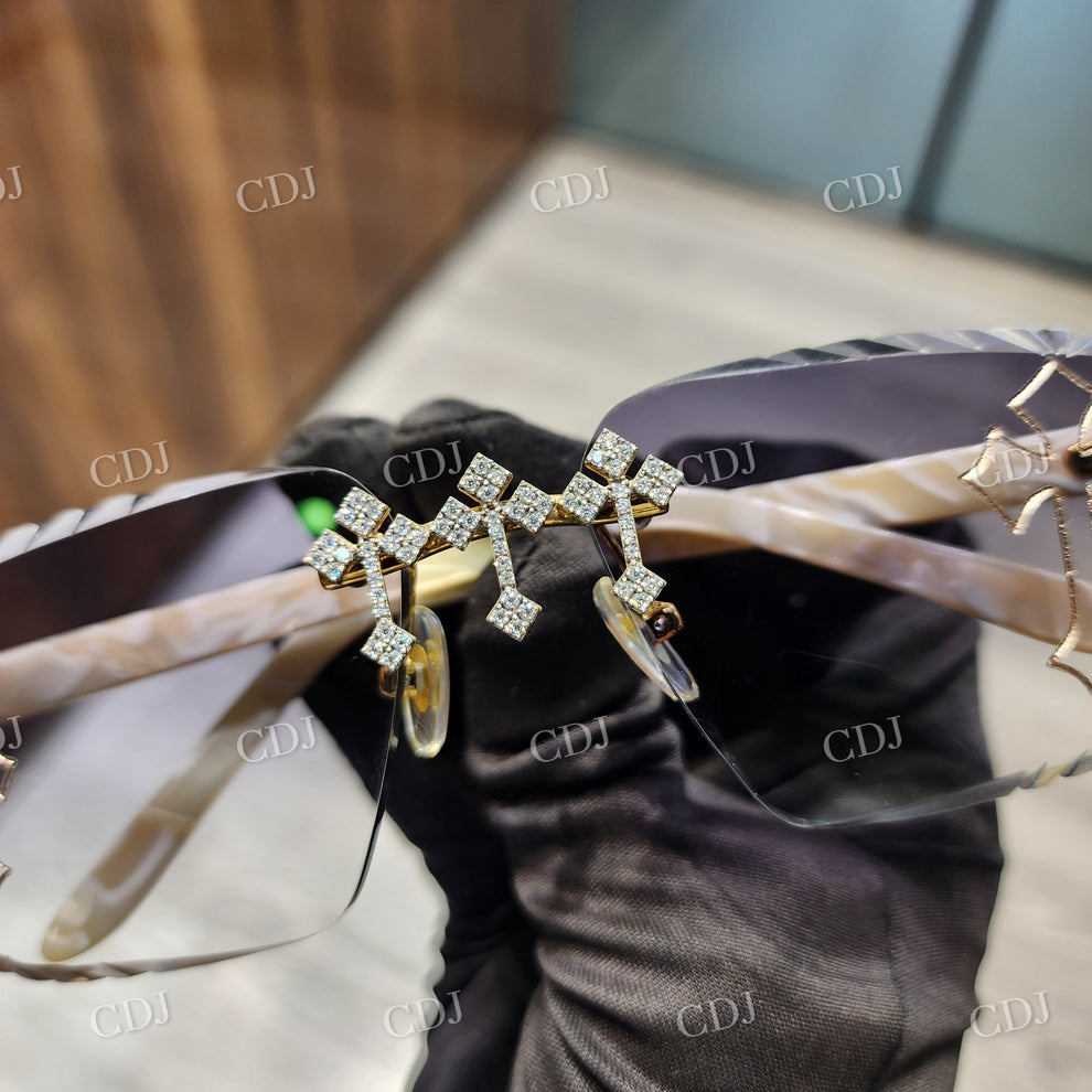 Custom Diamond Glasses