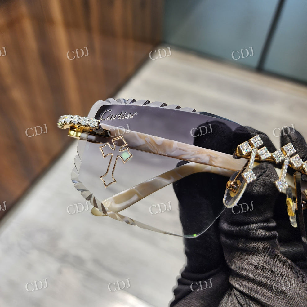 Custom Diamond Glasses