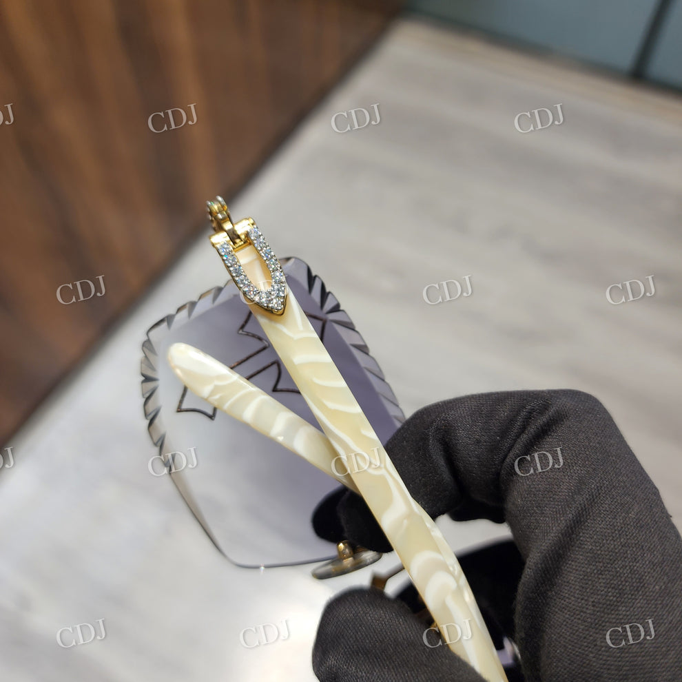 Custom Diamond Glasses
