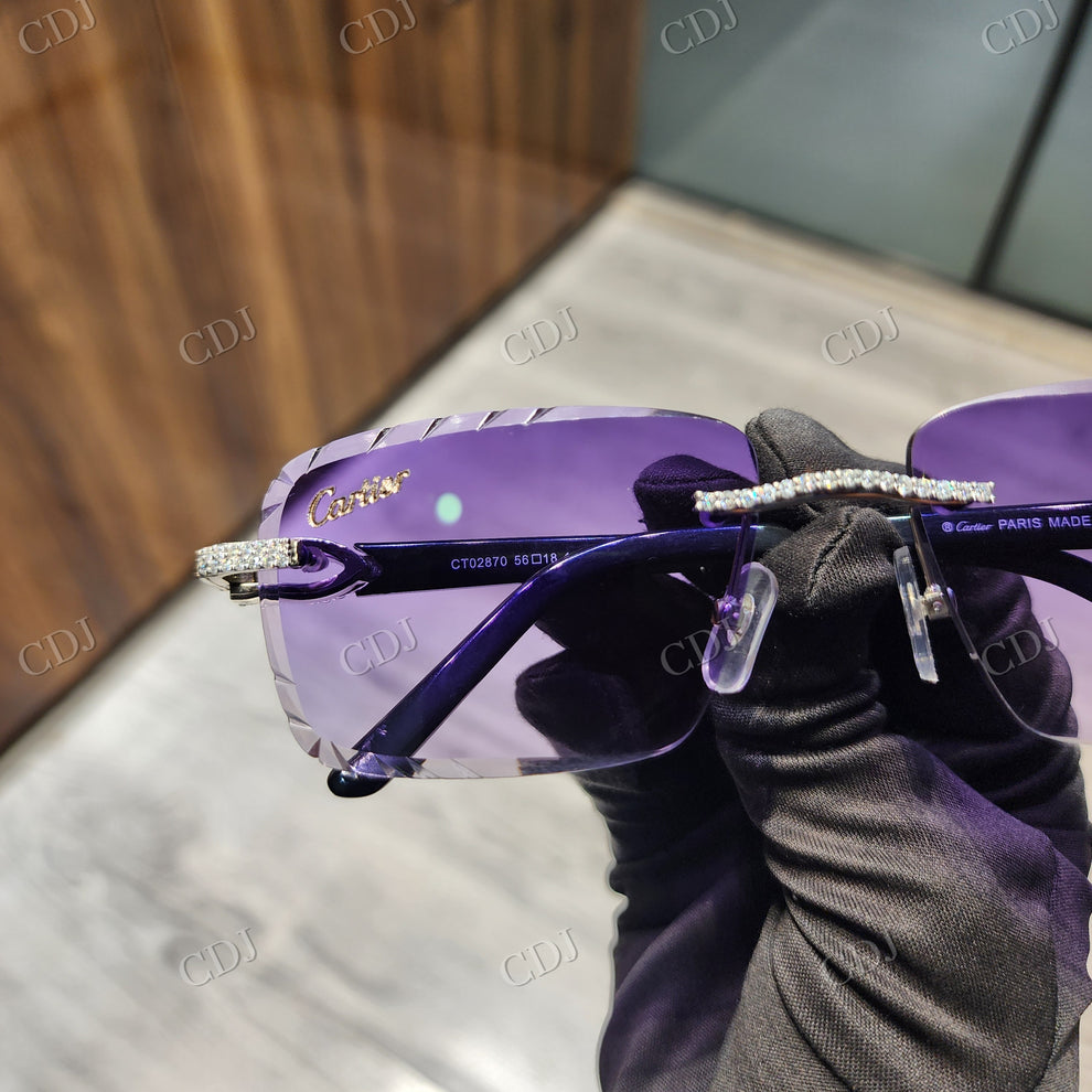 Custom Diamond Glasses