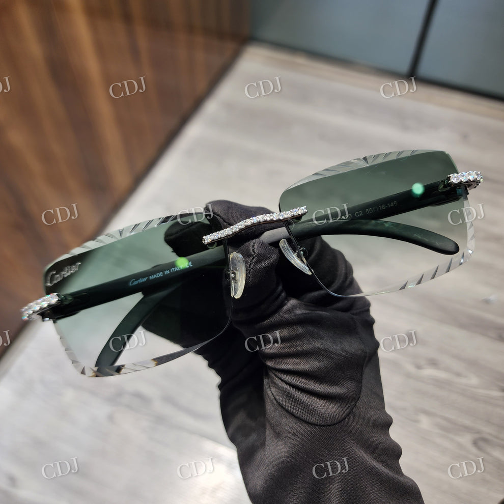 Custom Diamond Glasses