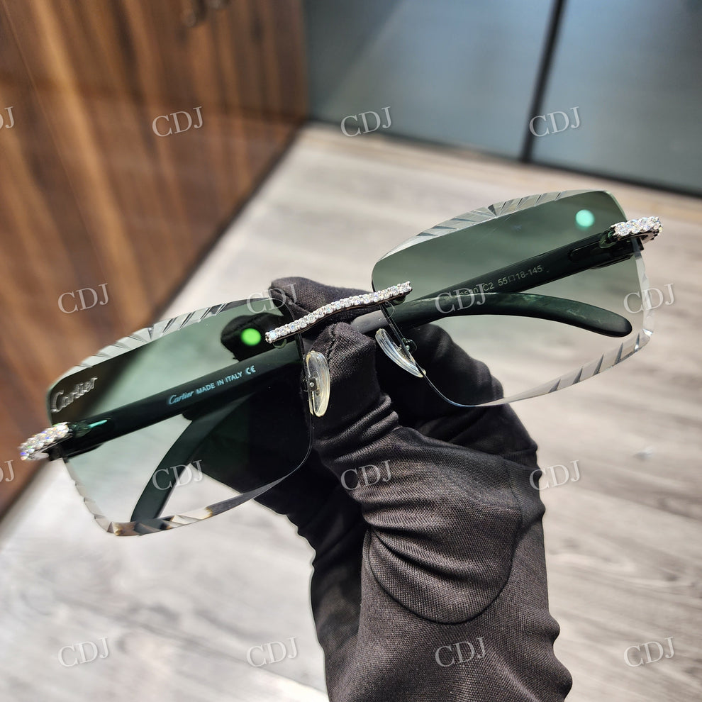 Custom Diamond Glasses