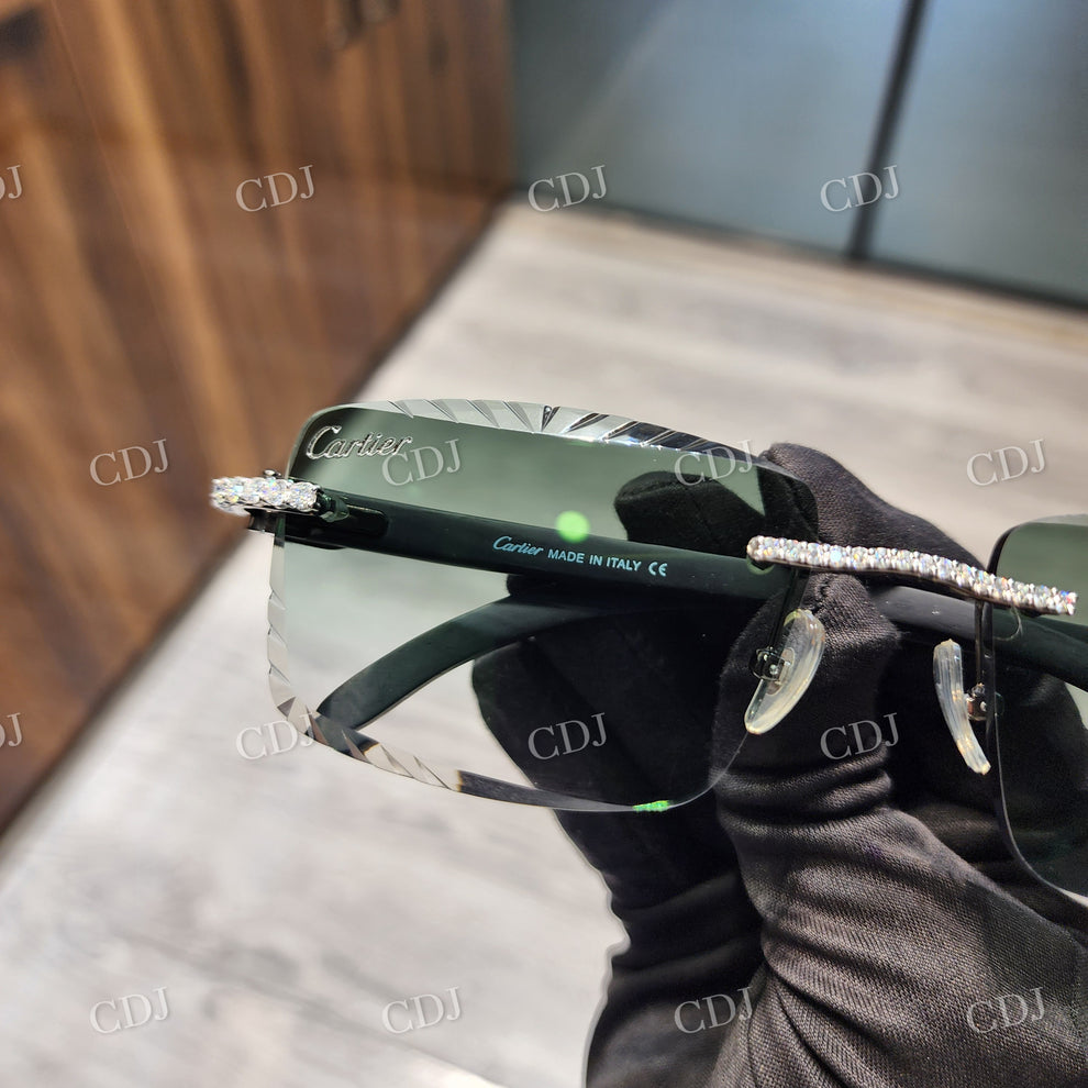 Custom Diamond Glasses