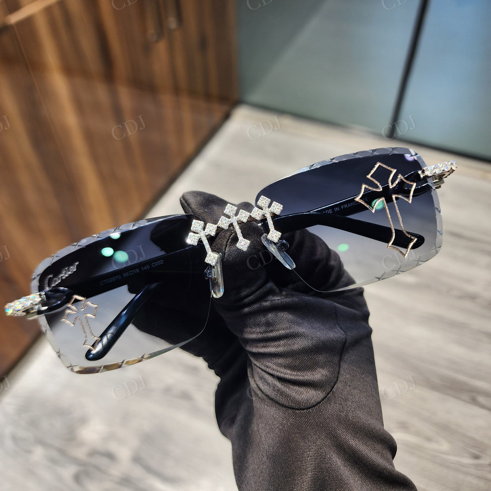 Custom Diamond Glasses