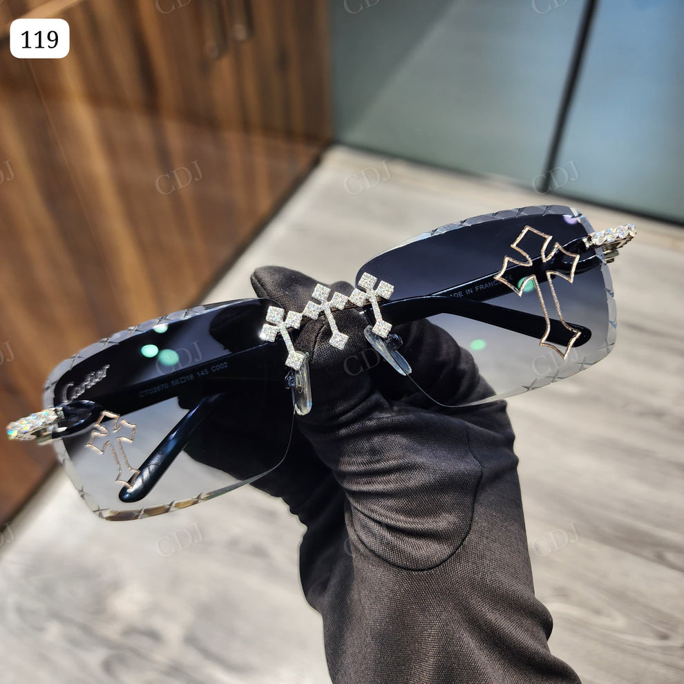 Custom Diamond Glasses