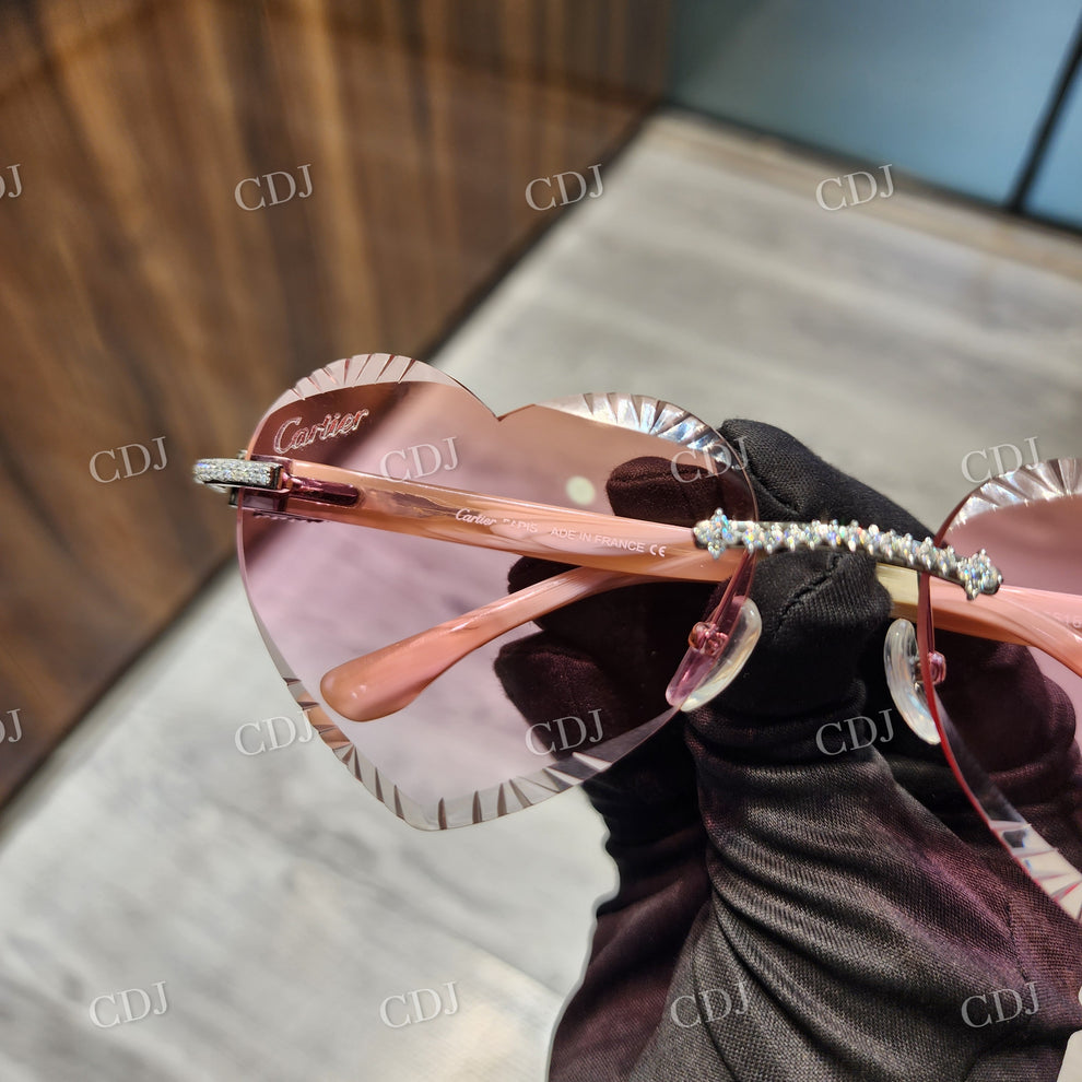 Custom Diamond Glasses