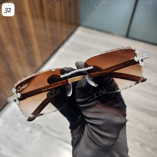 Custom Diamond Glasses