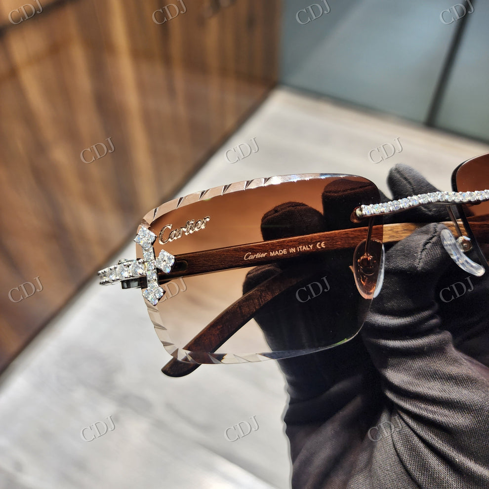 Custom Diamond Glasses