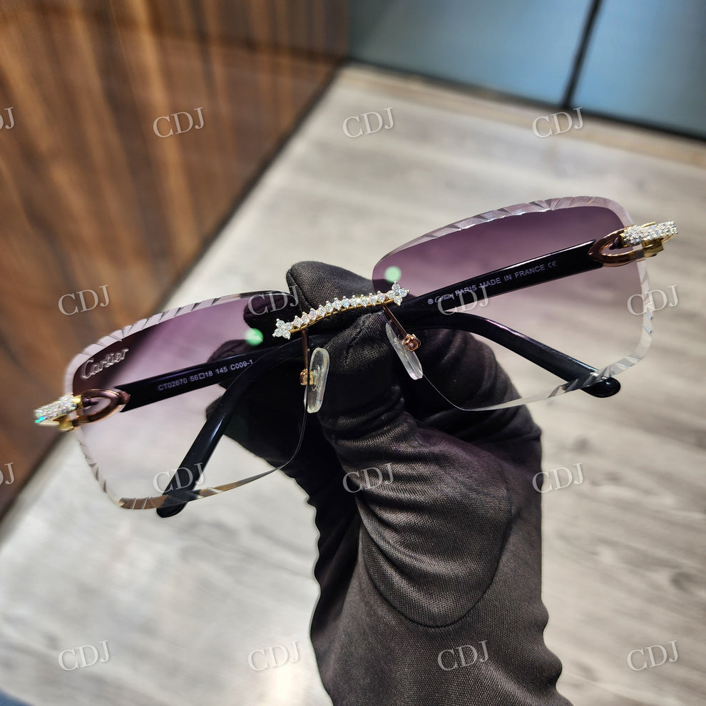 Custom Diamond Glasses