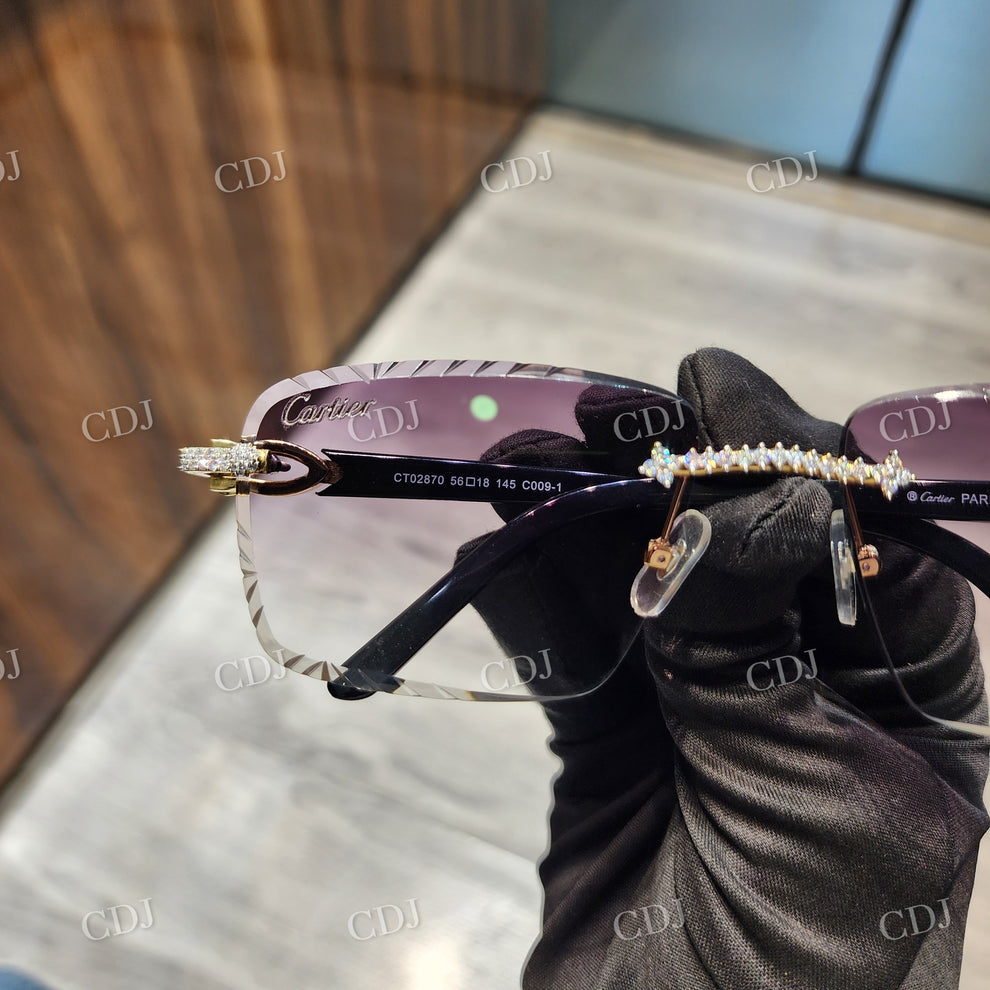 Custom Diamond Glasses