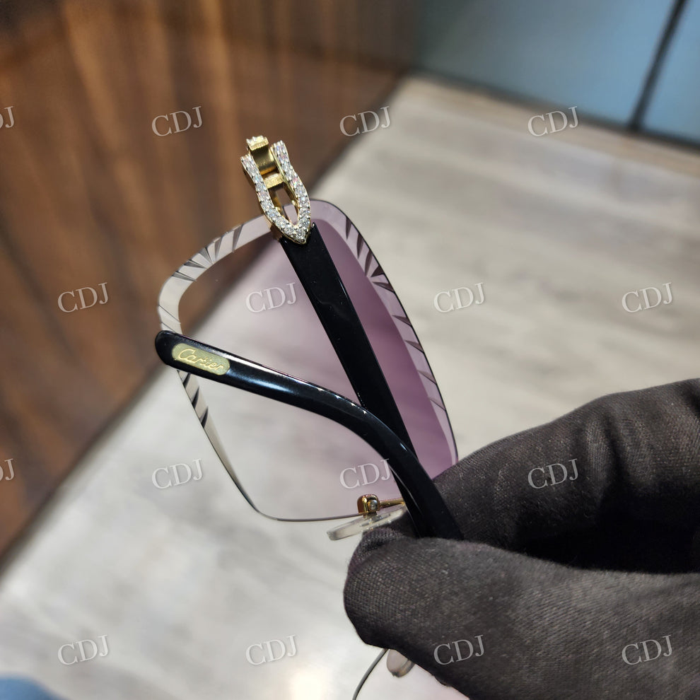 Custom Diamond Glasses