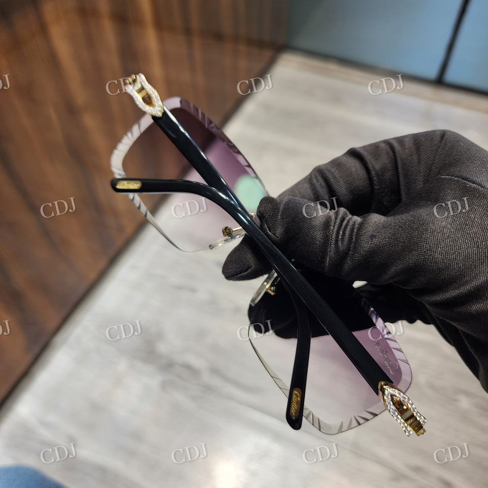 Custom Diamond Glasses