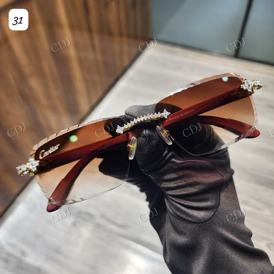 Custom Diamond Glasses