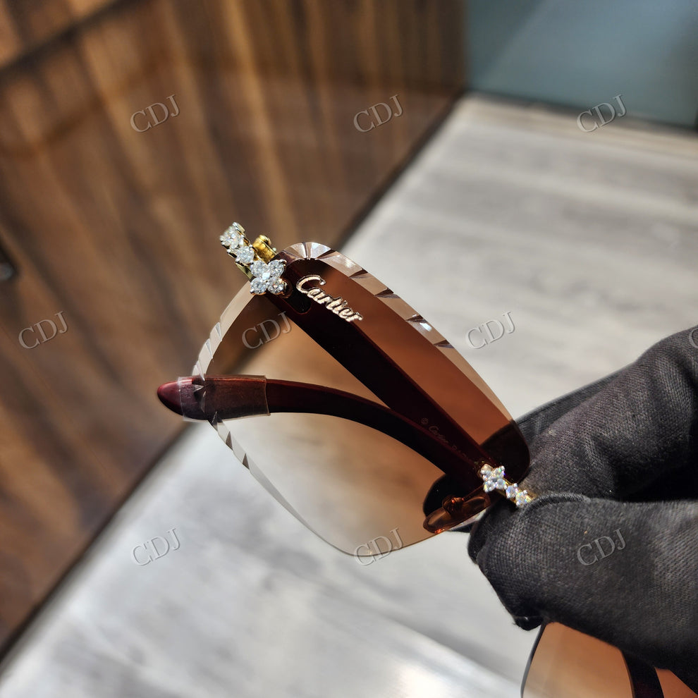 Custom Diamond Glasses