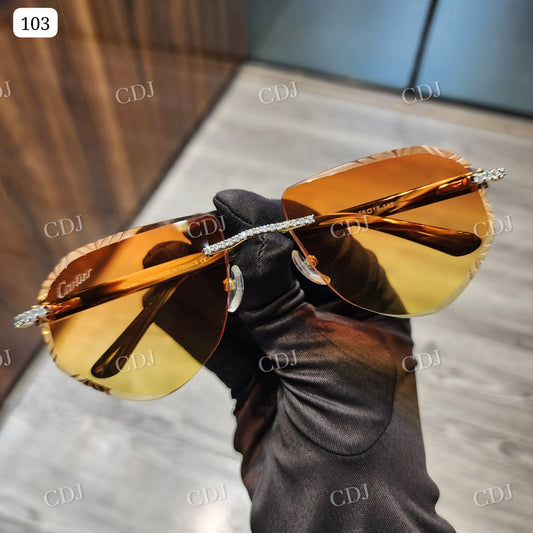 Custom Diamond Glasses
