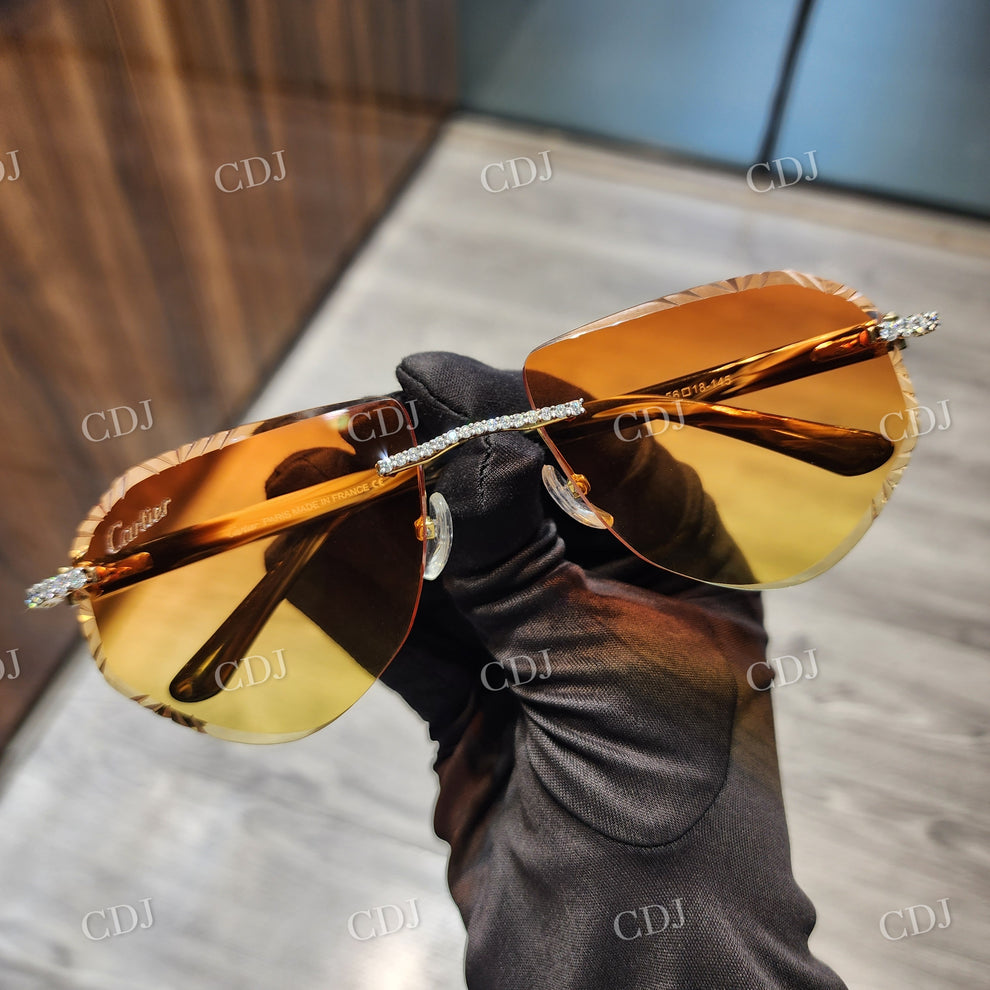 Custom Diamond Glasses