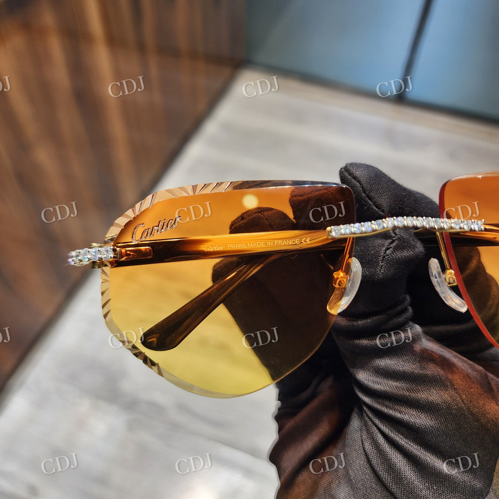 Custom Diamond Glasses