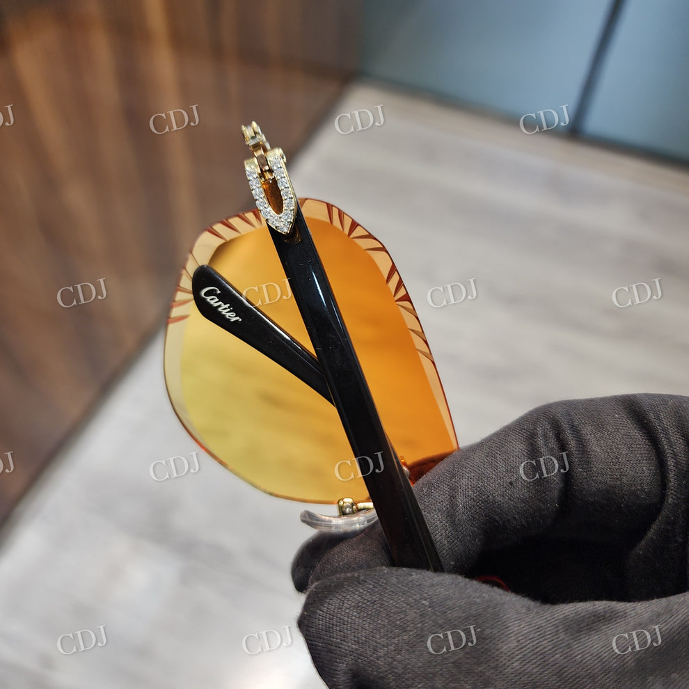 Custom Diamond Glasses