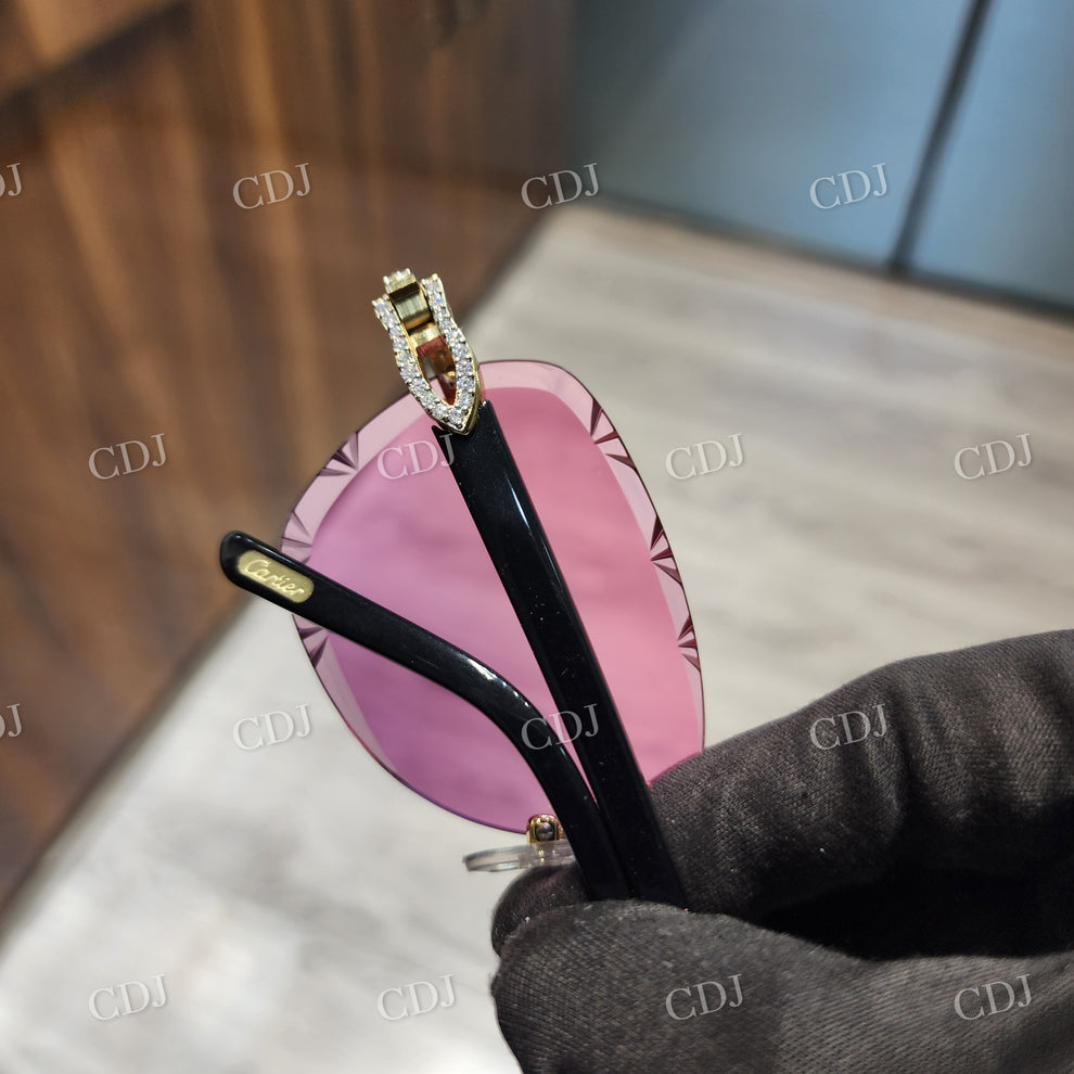 Custom Diamond Glasses
