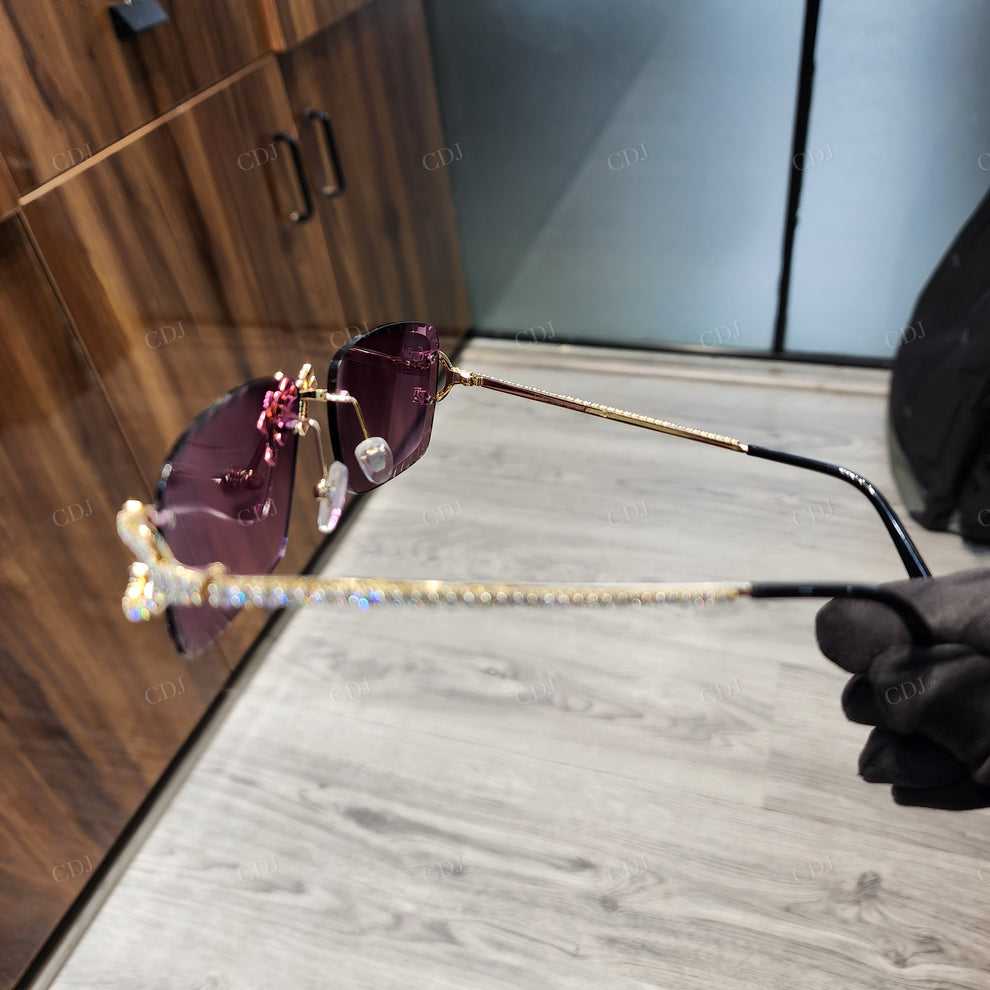 Custom Diamond Glasses