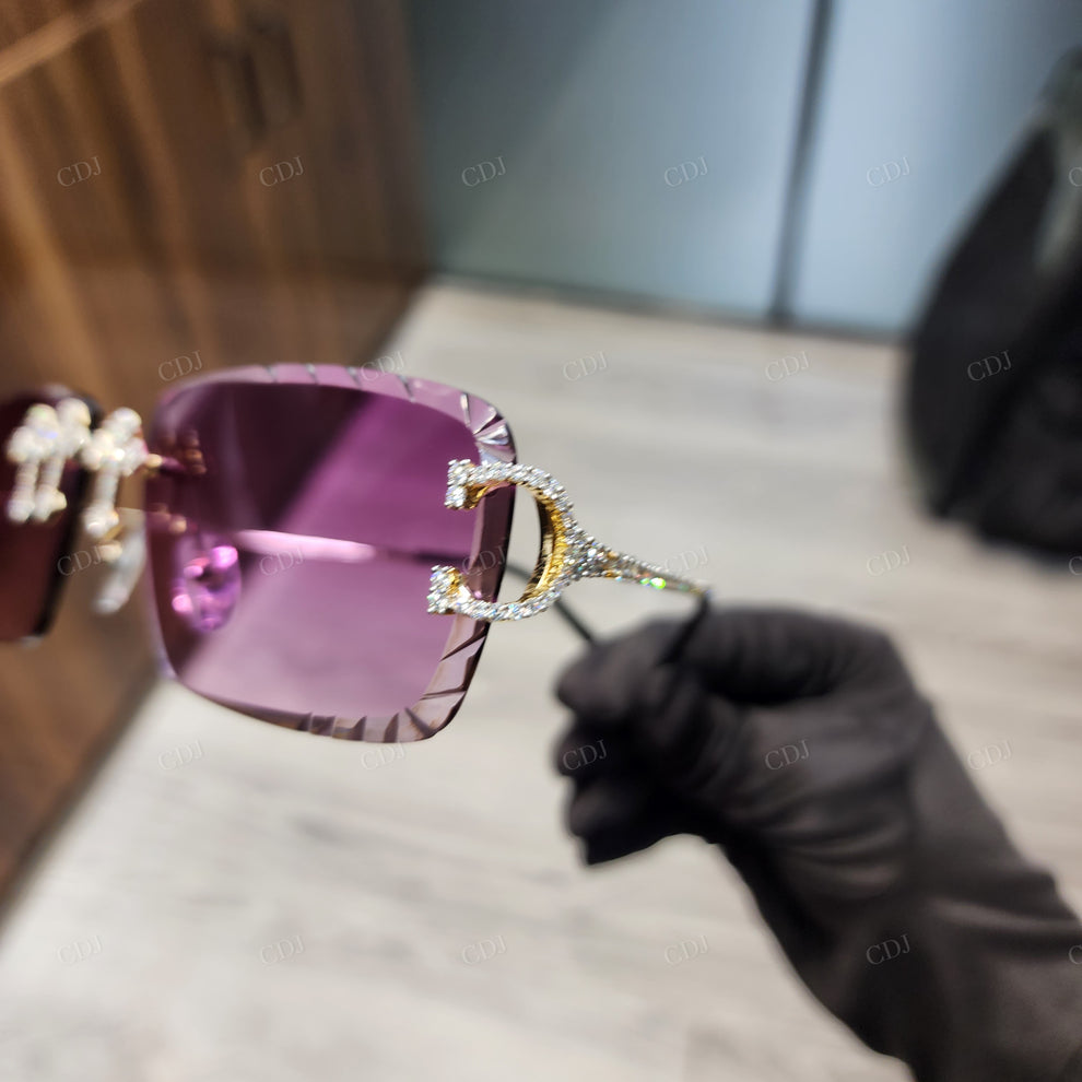 Custom Diamond Glasses