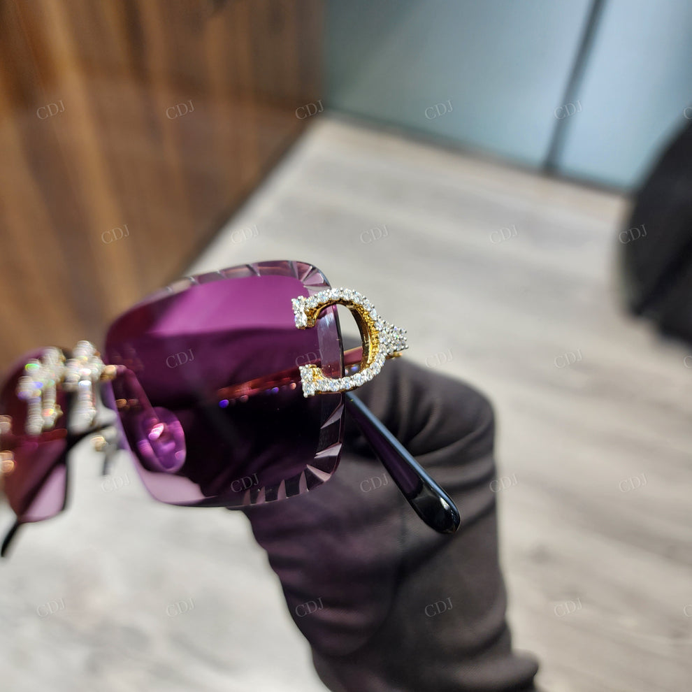 Custom Diamond Glasses
