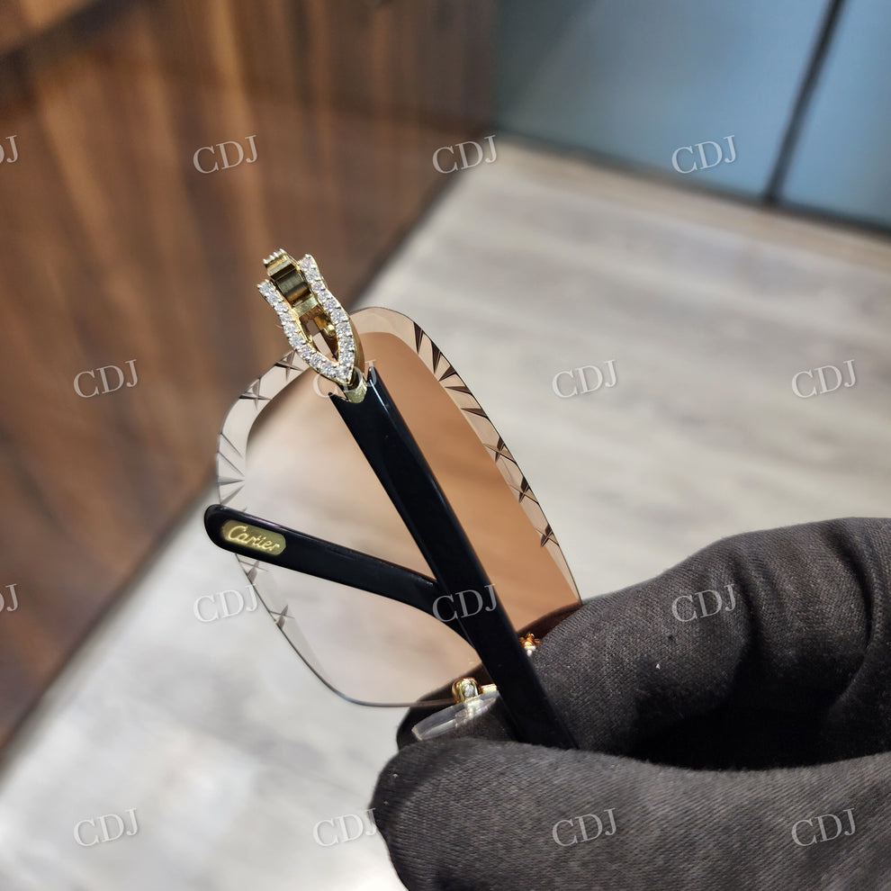 Custom Diamond Glasses