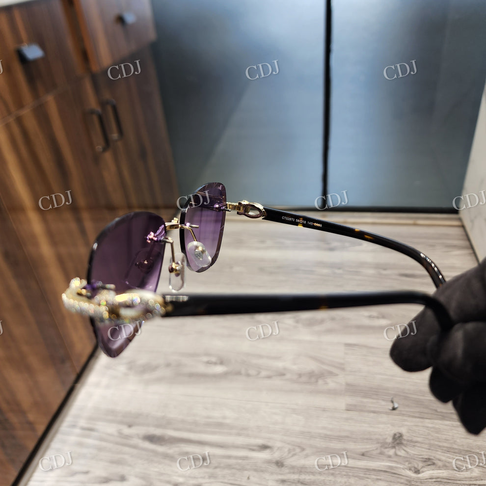 Custom Diamond Glasses