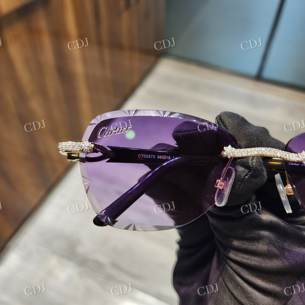 Custom Diamond Glasses